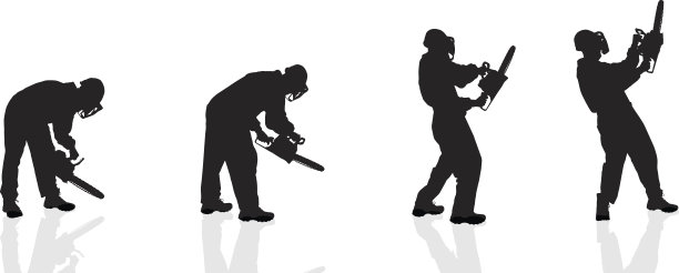 一个人的矢量剪影。图片下载