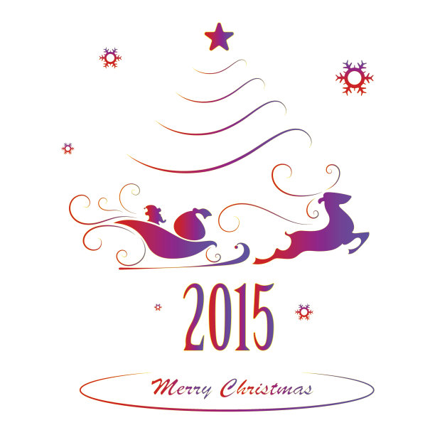 圣诞快乐背景，矢量插图图片下载