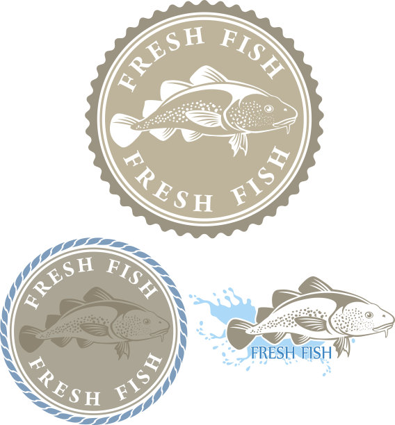 新鲜的鱼象征图片下载