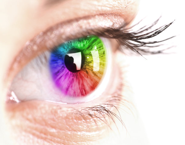 彩色的眼睛图片下载