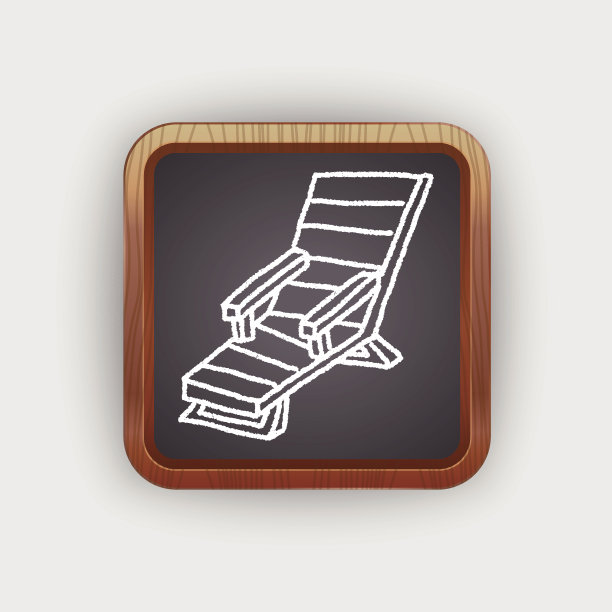 涂鸦躺椅图片下载