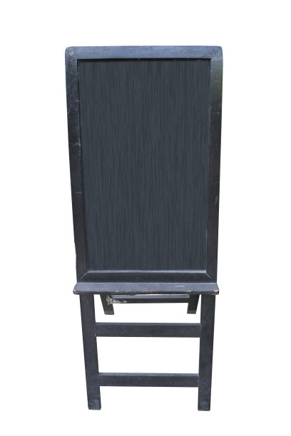 白色背景上的独立黑板图片下载