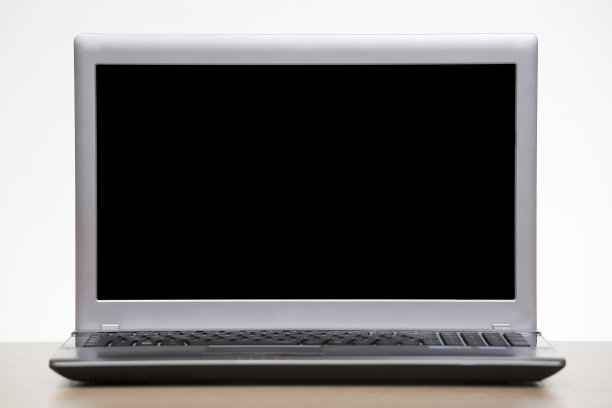 黑屏笔记本电脑图片下载