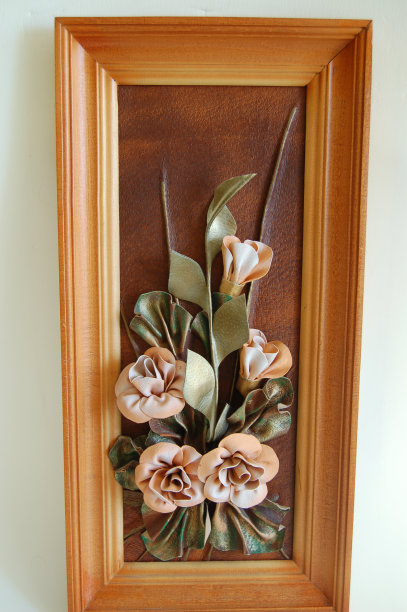 古老的绘画。皮革图片下载