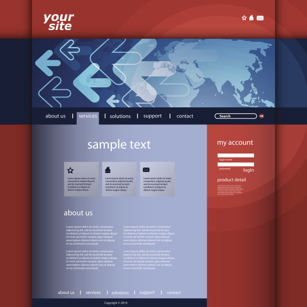 网站模板图片下载