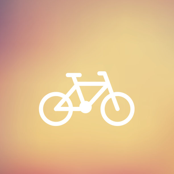 自行车细线图标图片下载
