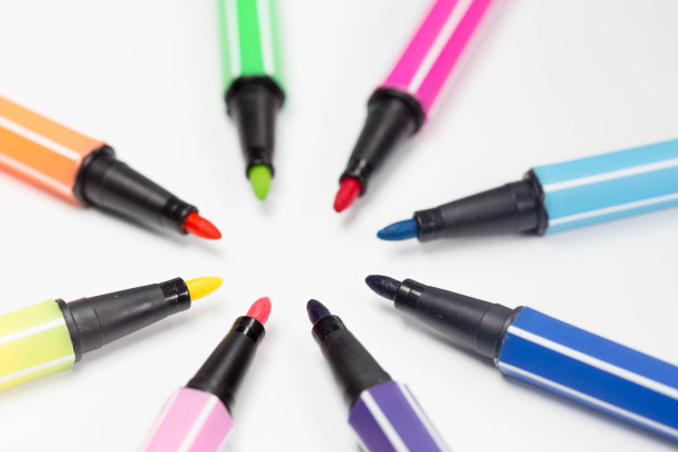 彩色标记紧密图片下载