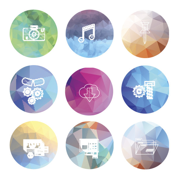 通用的现代图标web和移动应用程序图片下载