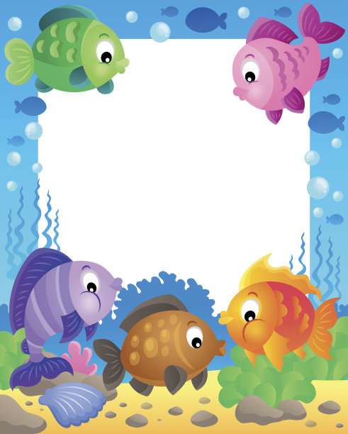 鱼主题框架1图片下载