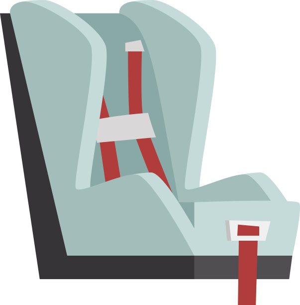 婴儿座椅矢量图图片下载