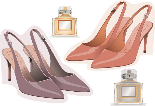 鞋子和香水图片下载