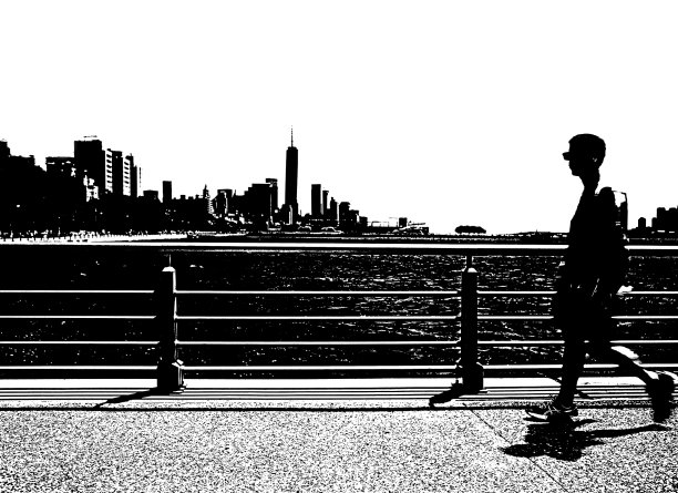 散步的人。图片下载