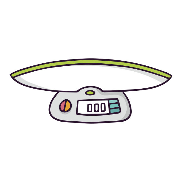 矢量婴儿鳞片孤立在白色图片下载