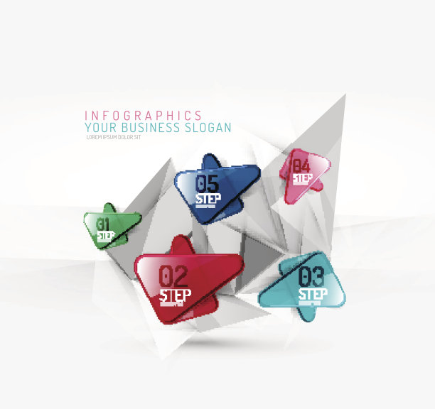 向量新鲜商业抽象信息图表图片下载