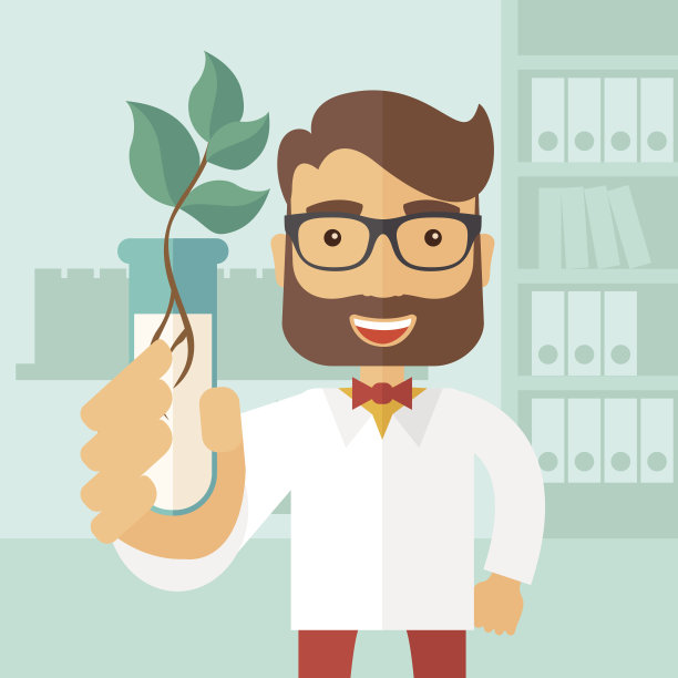 管状和生态叶的化学家图片下载