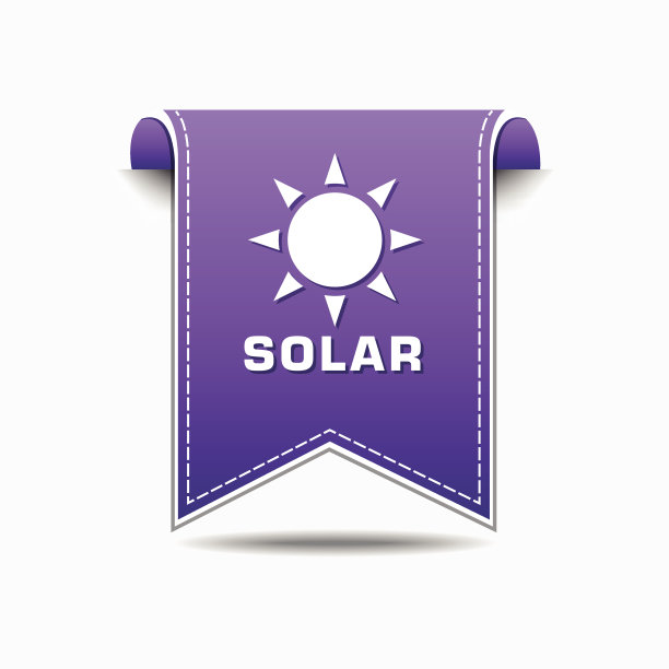 太阳紫矢量图标设计图片下载