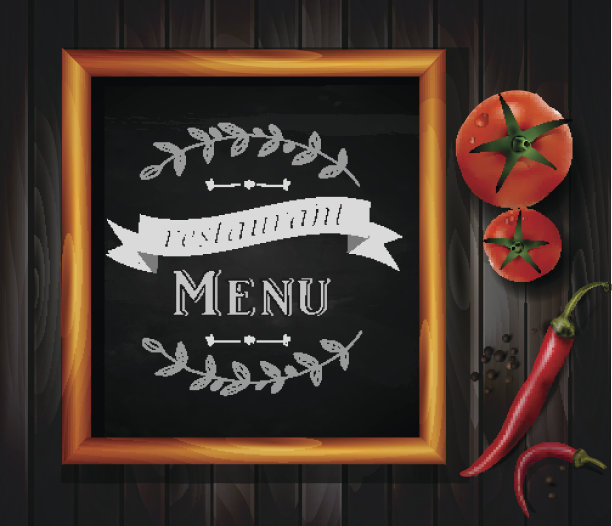 菜单上黑板图片下载