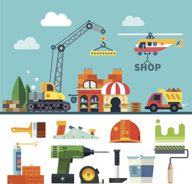 建设。工艺、工具和材料图片下载