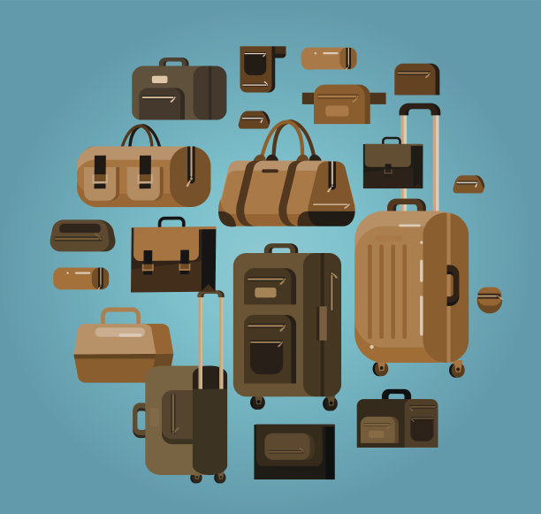 旅游袋。行李箱子图片下载