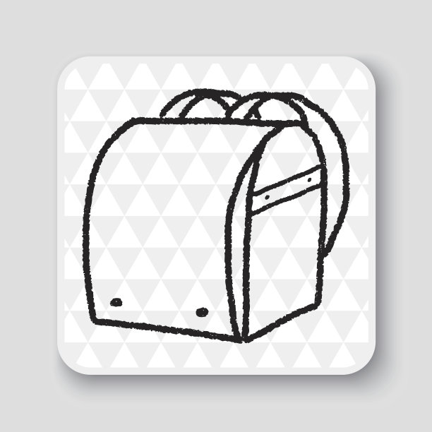 涂鸦的书包图片下载