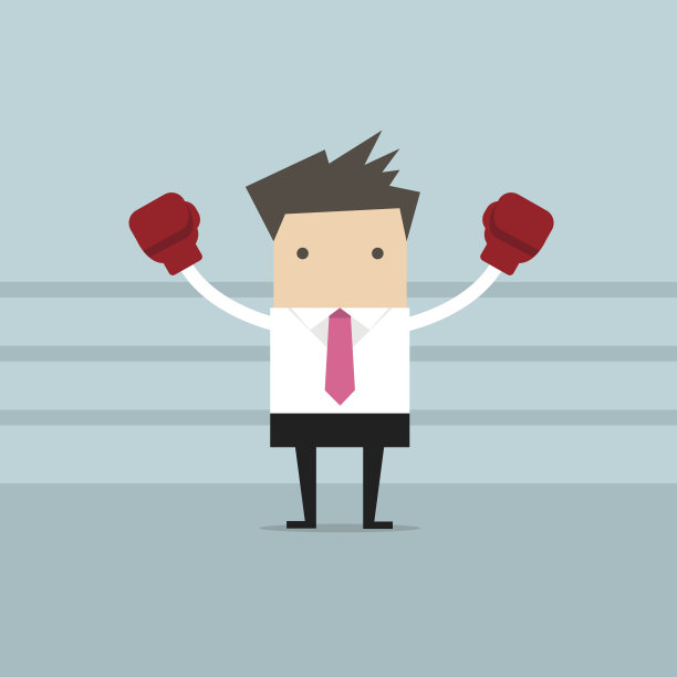 准备好为自己的事业而战的商人图片下载