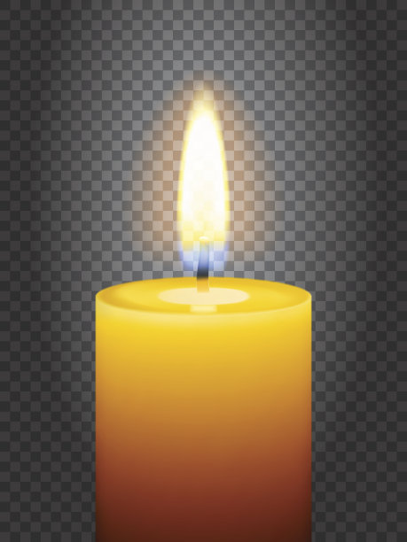 现实的燃烧的蜡烛素材图片
