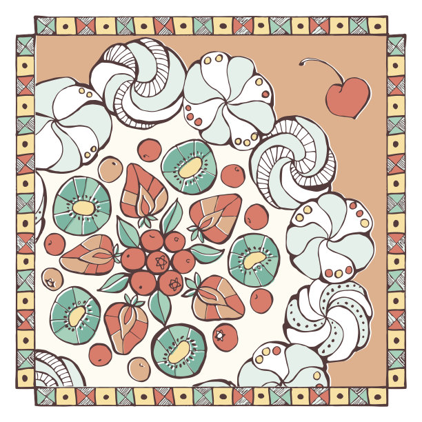 帕夫洛娃甜点图片下载