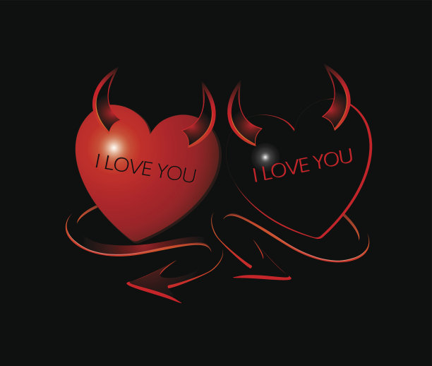 天使和魔鬼的心图片下载