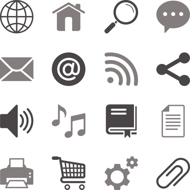 互联网图标设置1灰色图片下载