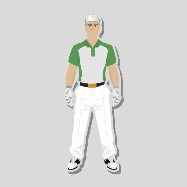 高尔夫球员穿图片下载