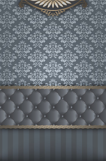 复古背景与装饰图案。图片下载