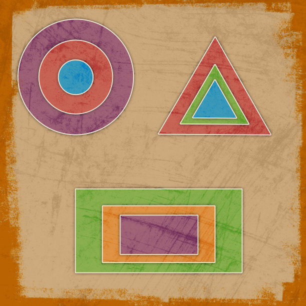 抽象背景与圆形元素图片下载