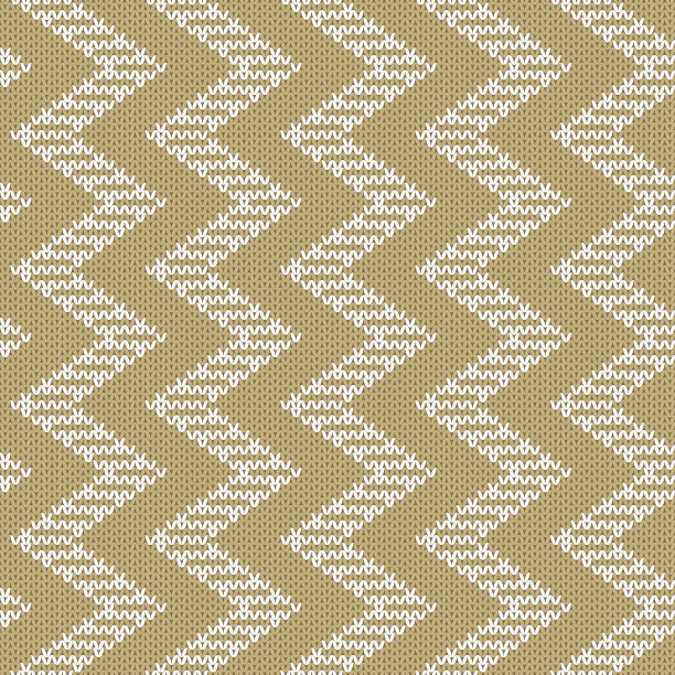 重复编织的锯齿形无缝图案素材图片