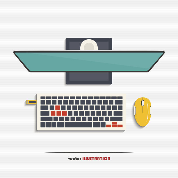 电脑显示器，键盘，鼠标和u盘图片下载