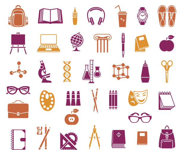 学校及教育图标图片下载