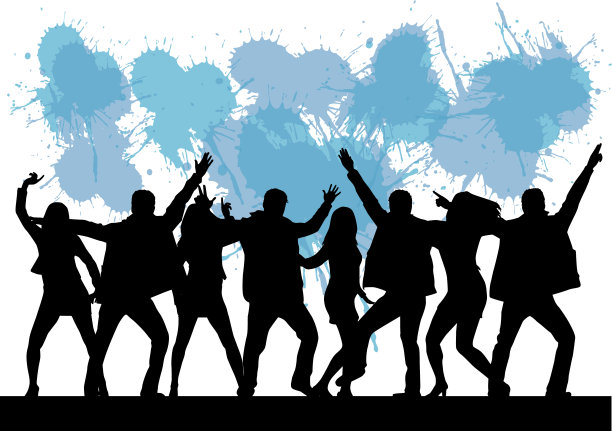 跳舞的轮廓图片下载