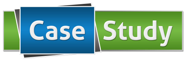 案例研究绿色蓝色按钮风格图片下载