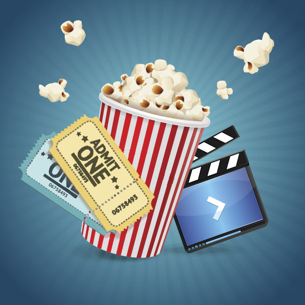电影的概念。向量图片下载