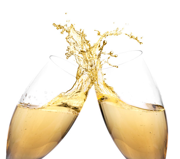 香槟酒杯庆祝图片下载