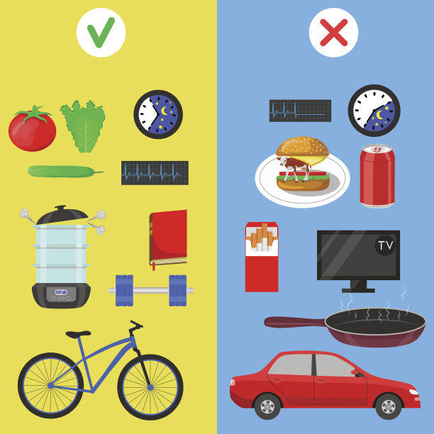 健康的生活方式的图标图片下载