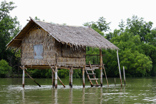 河边的小屋2素材图片