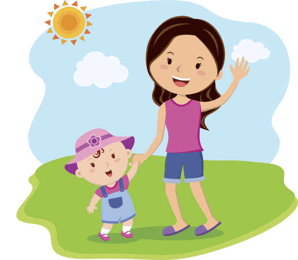 母亲和女儿相处时间图片下载