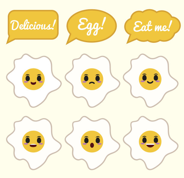 煎蛋的性格图片下载