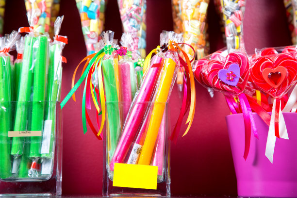 糖果，颜色，红色，黄色，糖果，棒棒糖图片下载