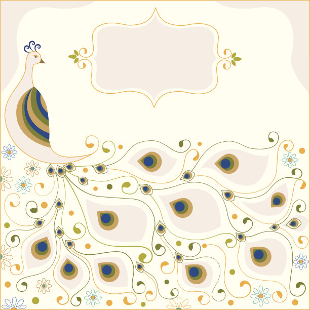 孔雀的背景图片下载