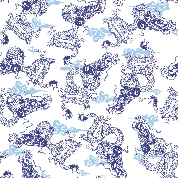 龙图案素材图片