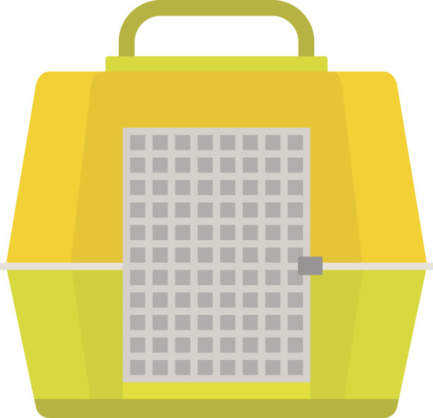 携带宠物矢量插图图片下载