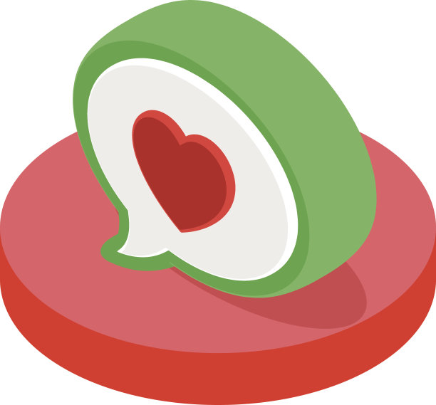 像心脏等距矢量图标图片下载