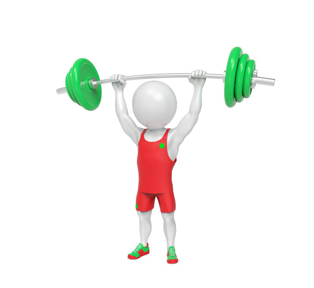 白色小运动员图片下载