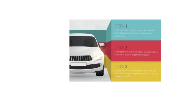 汽车信息图设计平面矢量图片下载